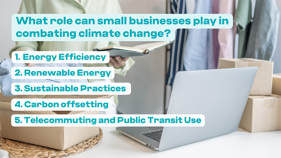What role can small businesses play in achieving a net zero future?