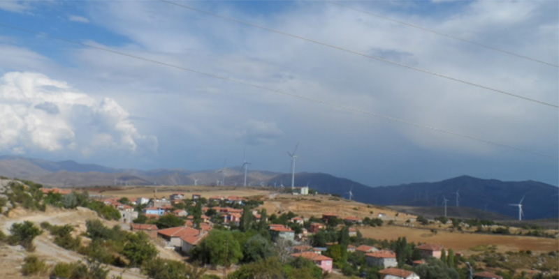 Aksu windfarm project in Turkey